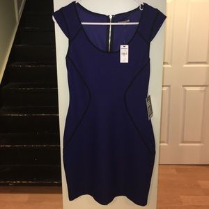 New with tags express blue bandage dress