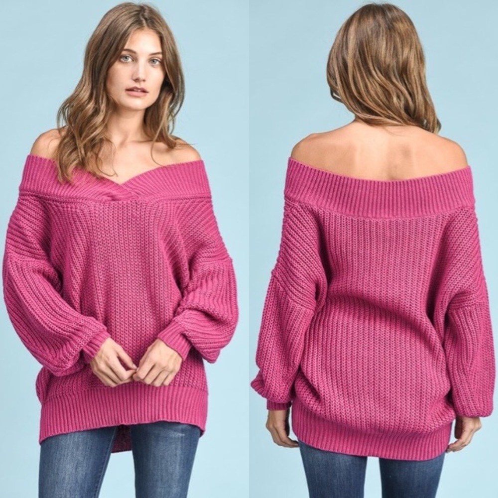 🆕FUCHSIA Sweaters