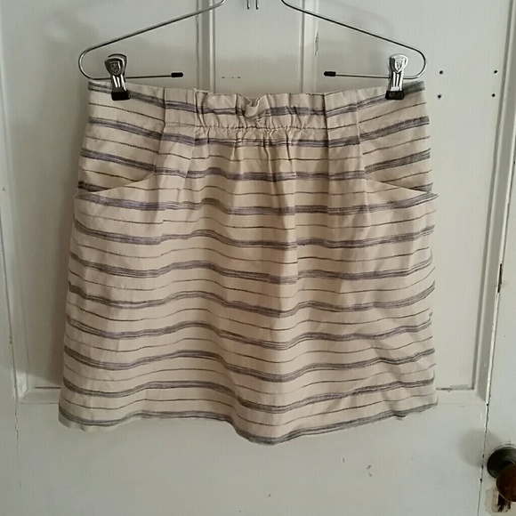 J crew striped skirt - Picture 1 of 4