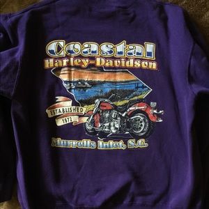 Harley-Davidson Tops - Vintage 90's Harley Davidson Sweatshirt Harley-Davidson Tops - Vintage 90's Harley Davidson Sweatshirt