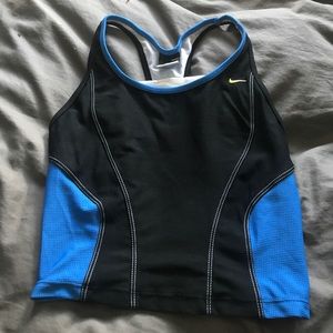 Nike running crop
