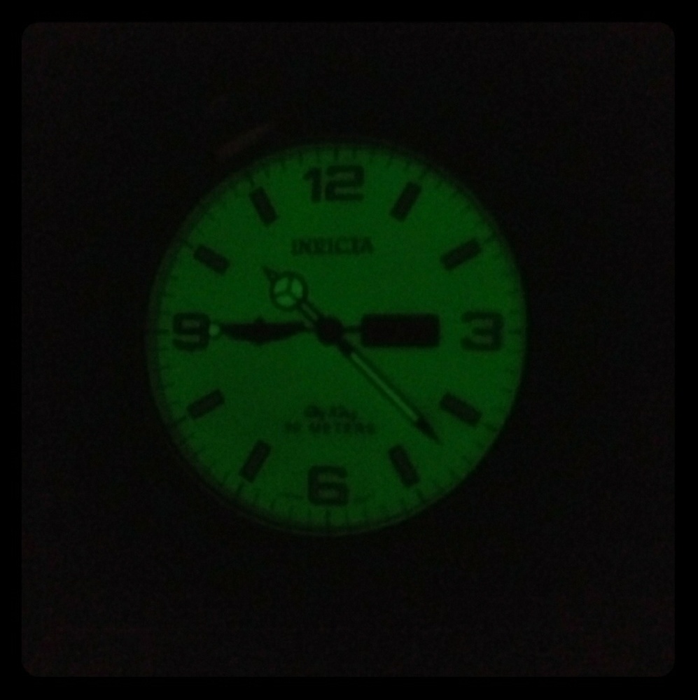 Limited edition sky King glow in the invicta watch