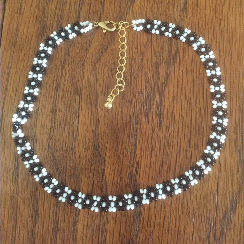 Andie Beaded Flower Choker Necklace