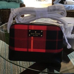 Red Plaid Kate Spade Purse