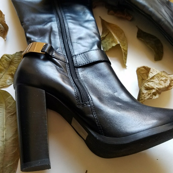 Aldo Brantingham Leather BOOTS - Picture 6 of 8