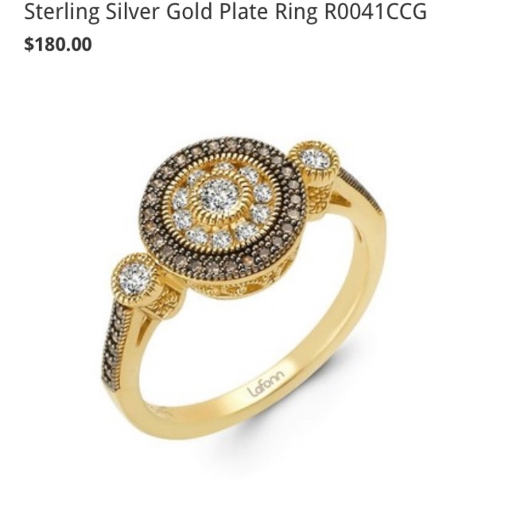 Lafonn White && Chocolate Diamond Ring 💍