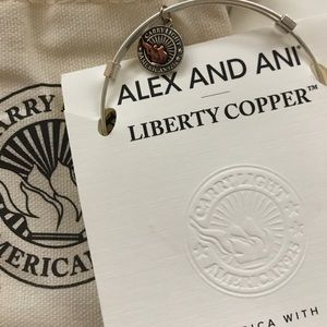 Alex and Ani Liberty Copper Bracelet