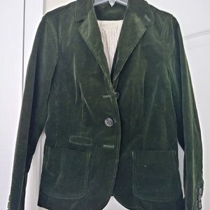 Corduroy olive green GAP coat