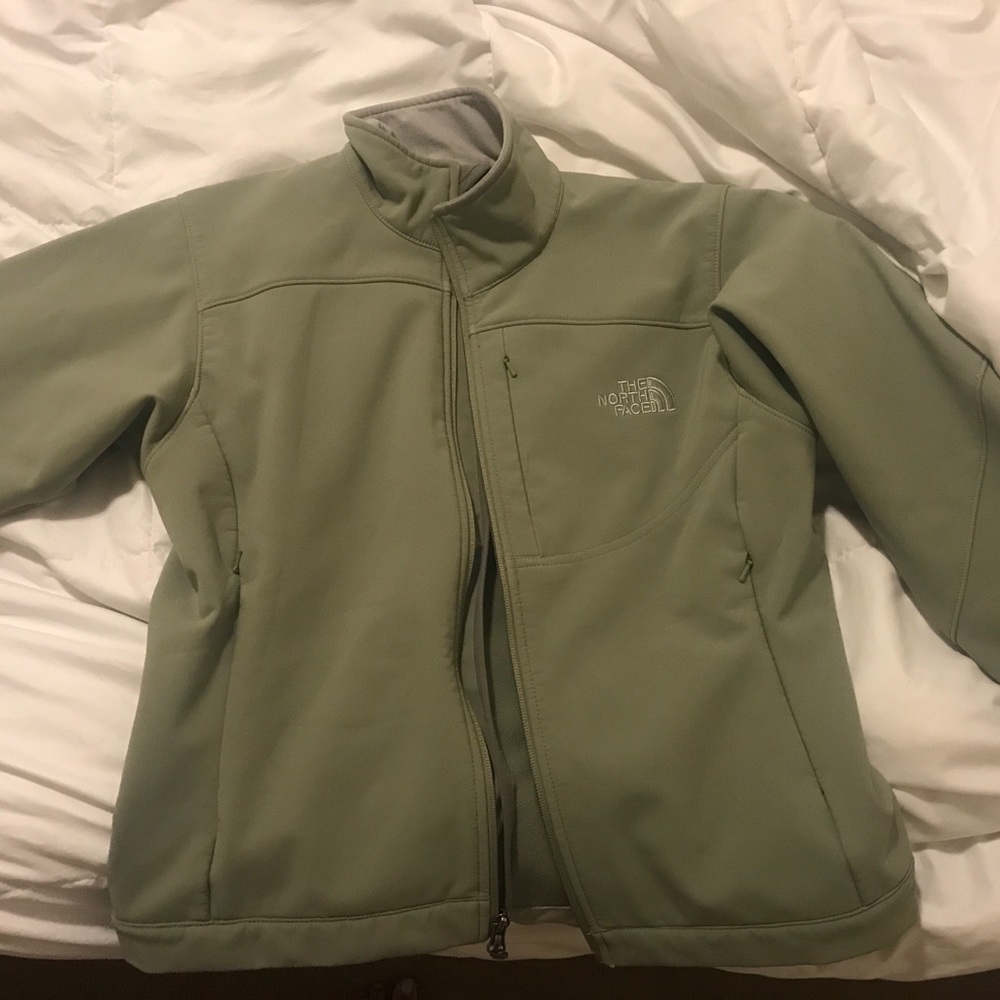Green North Face Jacket