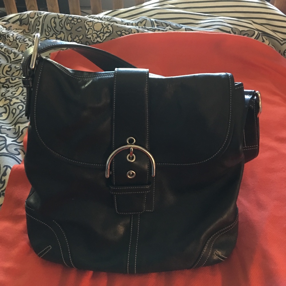 Coach leather bag