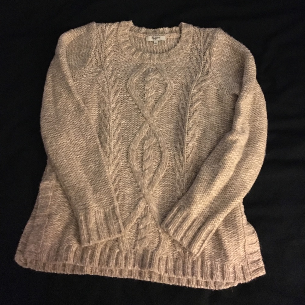 Madewell Cable Knit Sweater