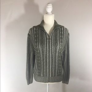🇺🇸Evelyn & Arthur sweater cardigan zipper up M