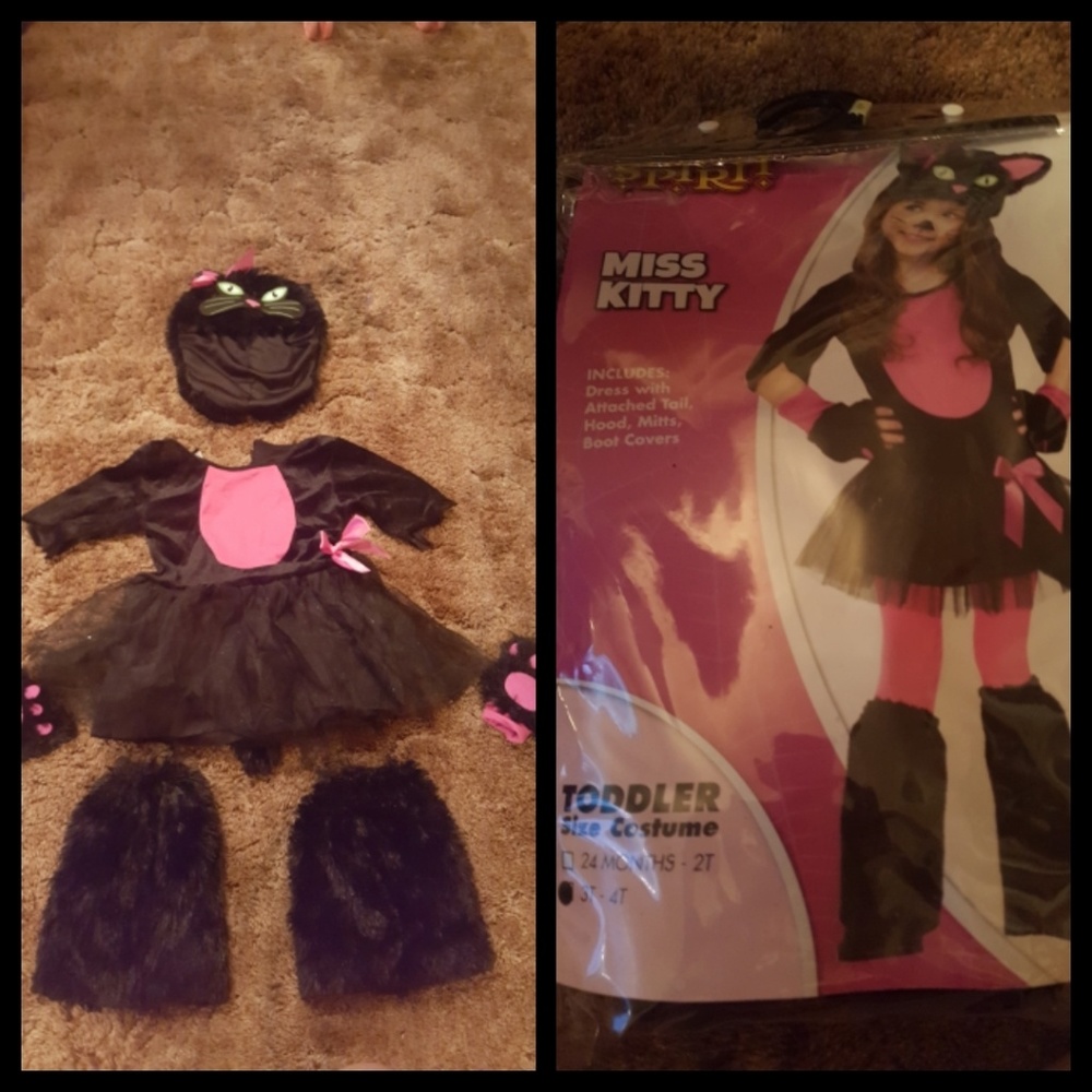Used 3t-4t kitty girl costume!!!