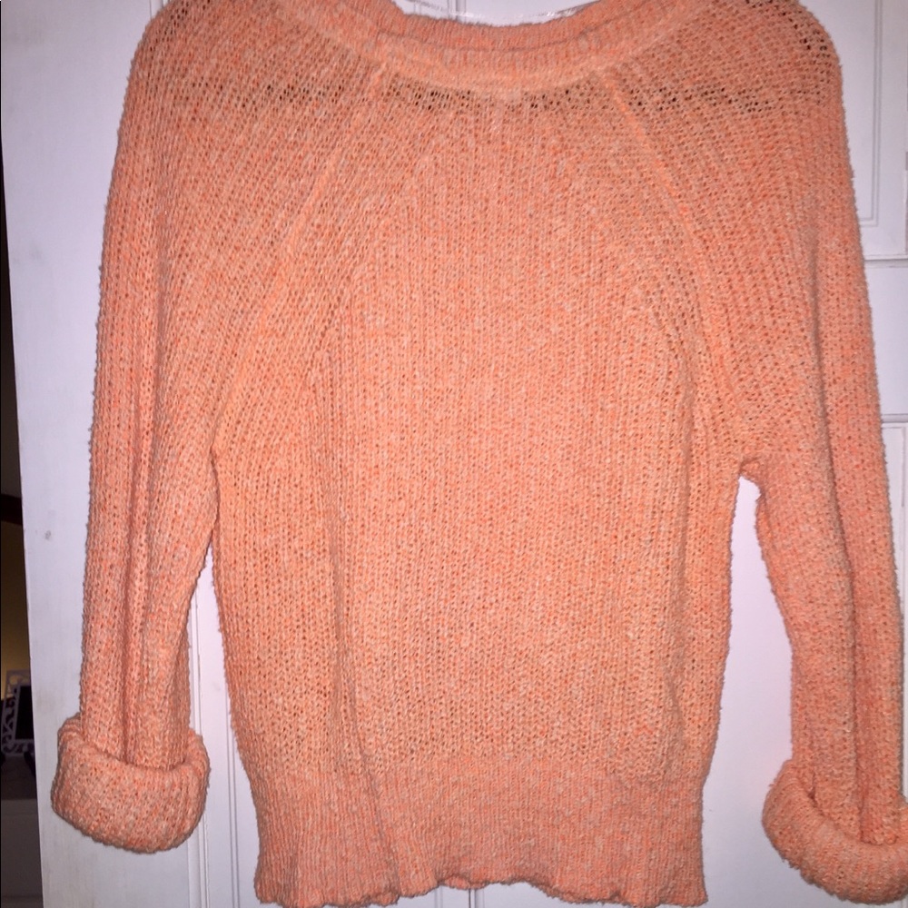 Free people orange sweater. Work twice - Picture 2 of 3