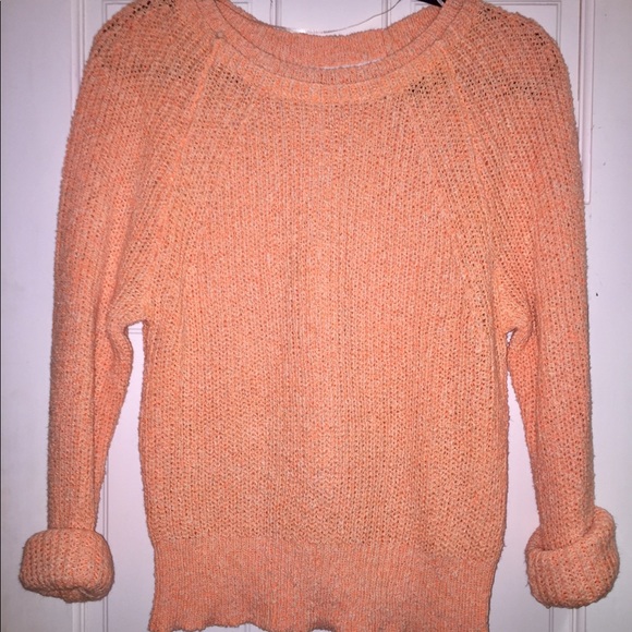 Free people orange sweater. Work twice - Picture 1 of 3