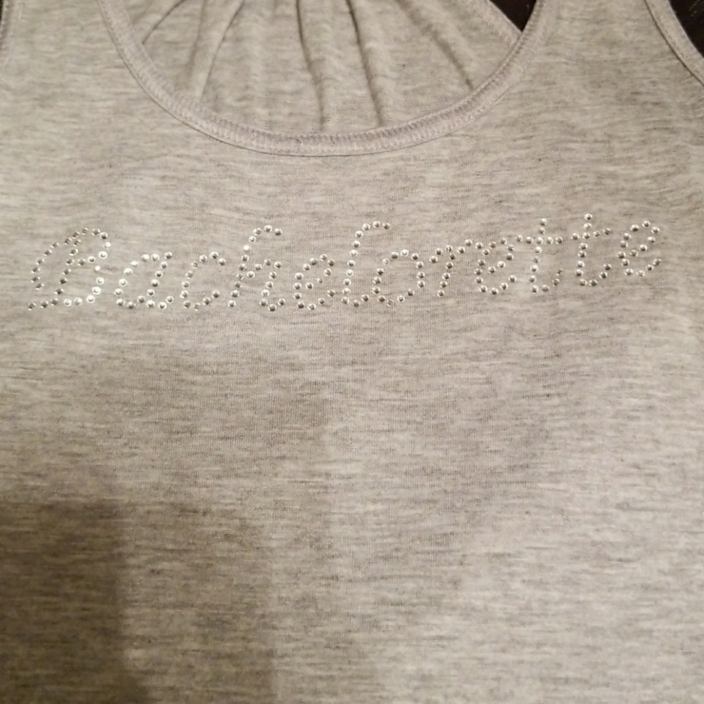 Bling bachelorette tank
