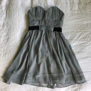 Pins & Needles Gray Strapless Dress