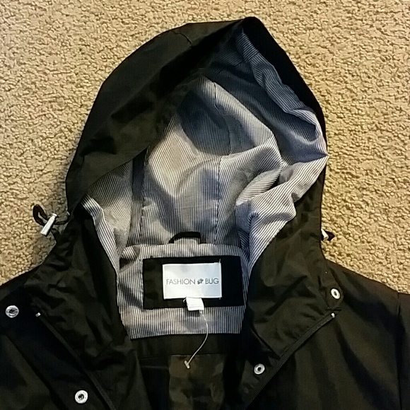 NWOT! Vintage FashionBug Rain Jacket Sz Large - Picture 4 of 5