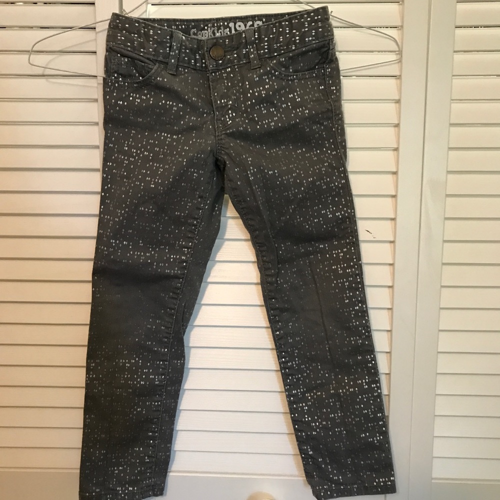 Fun & Funky Girls Shiny Silver Pants!