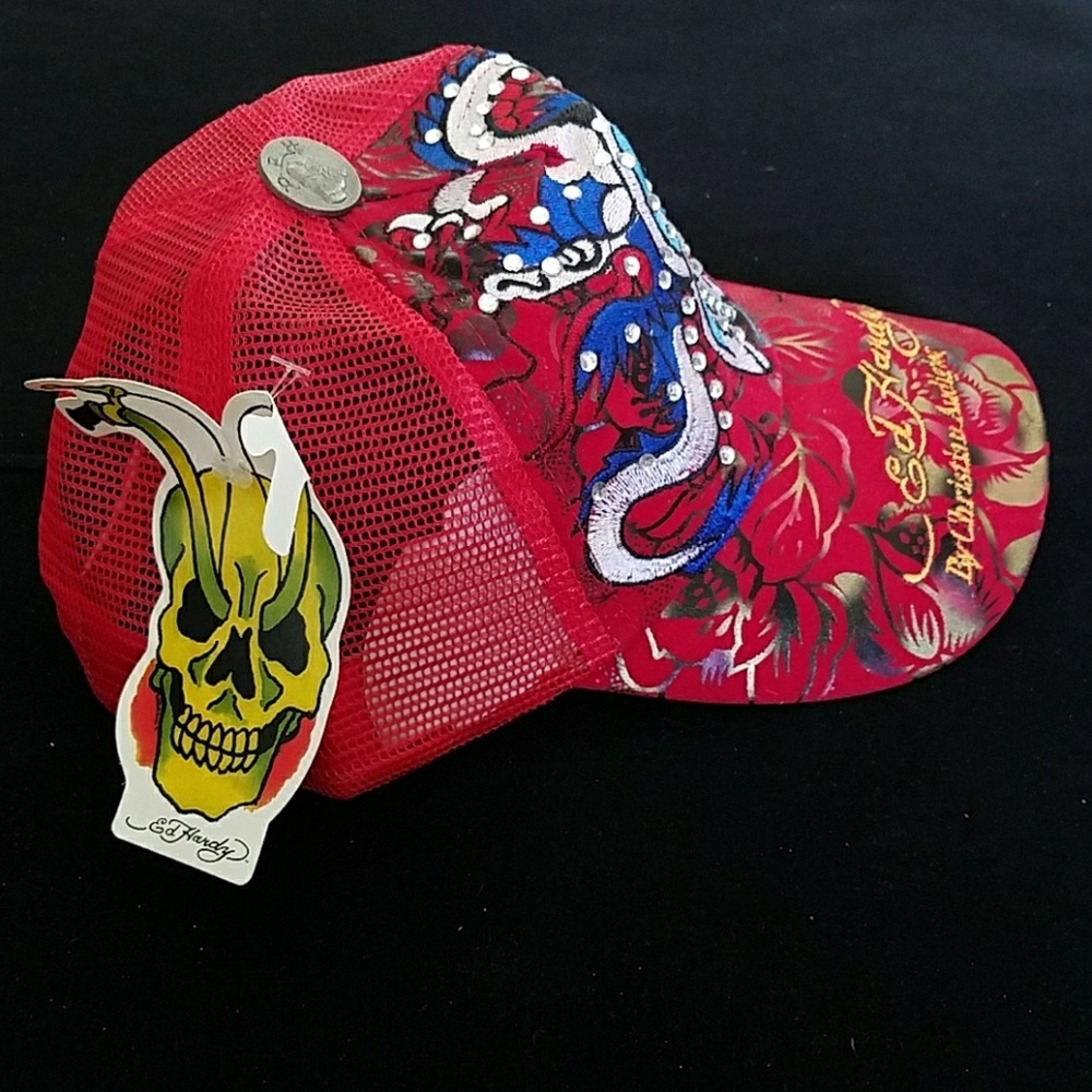 🎁NEW ED HARDY BY CHRISTIAN AUDIGIER HATS - Picture 2 of 8