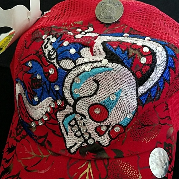 🎁NEW ED HARDY BY CHRISTIAN AUDIGIER HATS - Picture 6 of 8