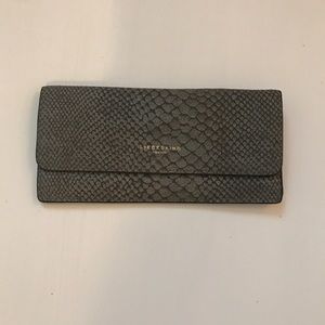 Liebeskind embossed leather snakeskin wallet!