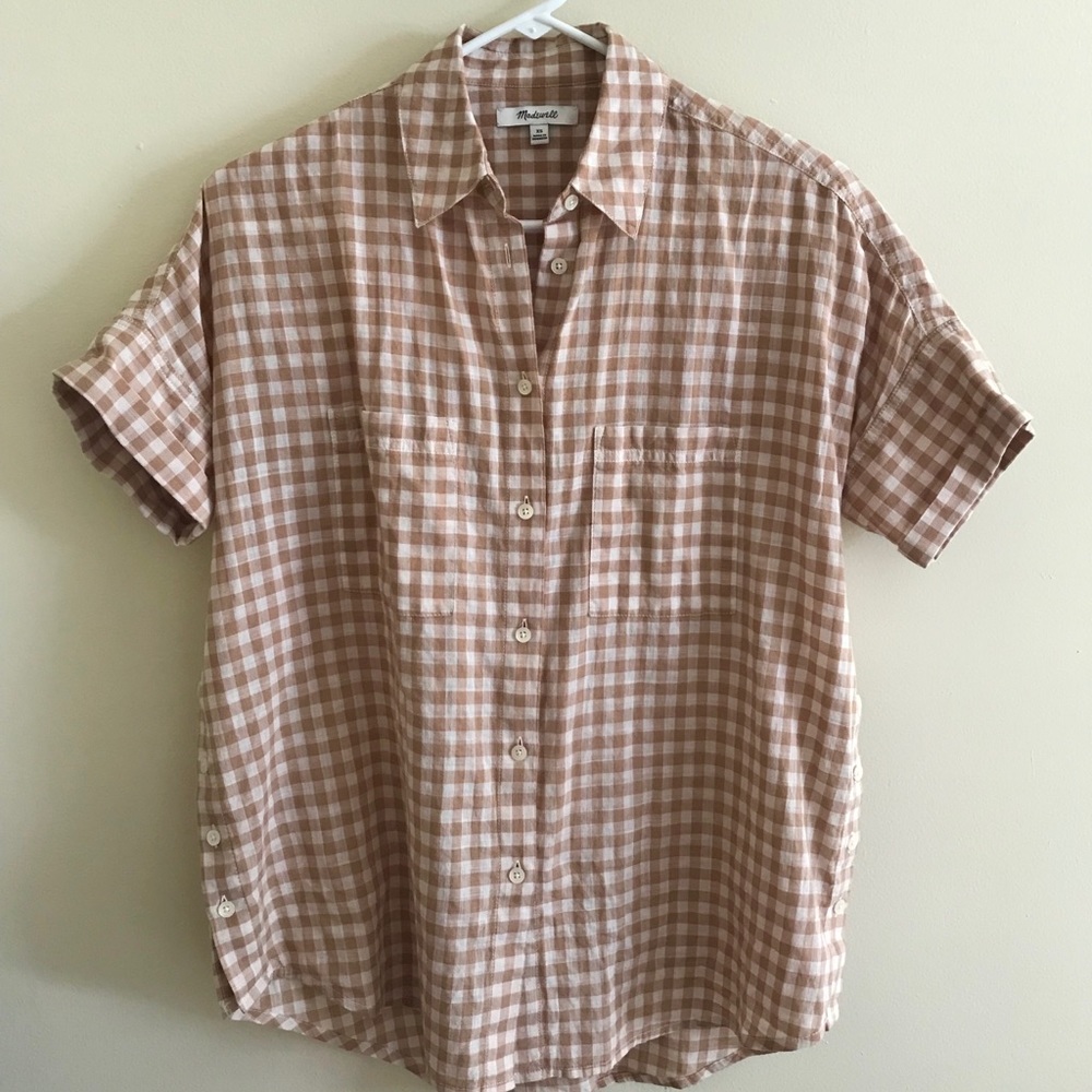 Madewell Courier Shirt in Gingham Check