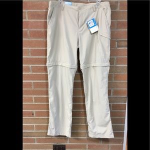 Columbia convertible pants / shorts in one NWT
