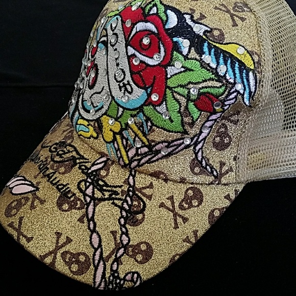 🎁NEW ED HARDY BY CHRISTIAN AUDIGIER HATS - Picture 7 of 8