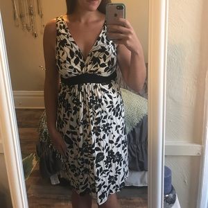 Black & White Floral Dress