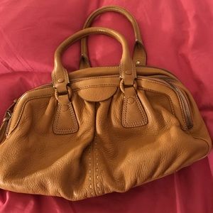Cole Hahn leather light brown handbag