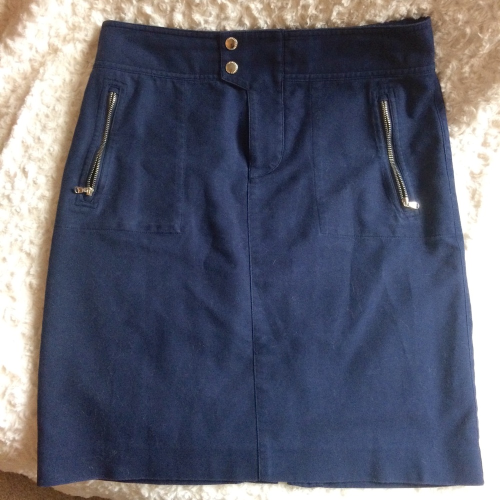 Ralph Lauren Tie Back Pencil Skirt