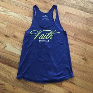 Faith over Fear tank large