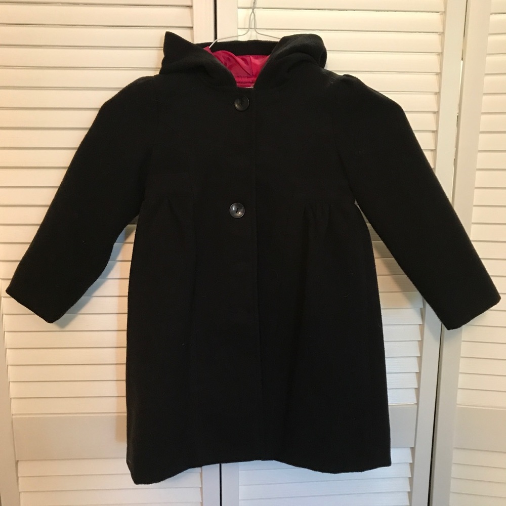 Girls wool dress coat