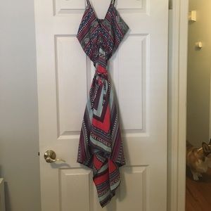 Colorful flowy dress. Size medium.
