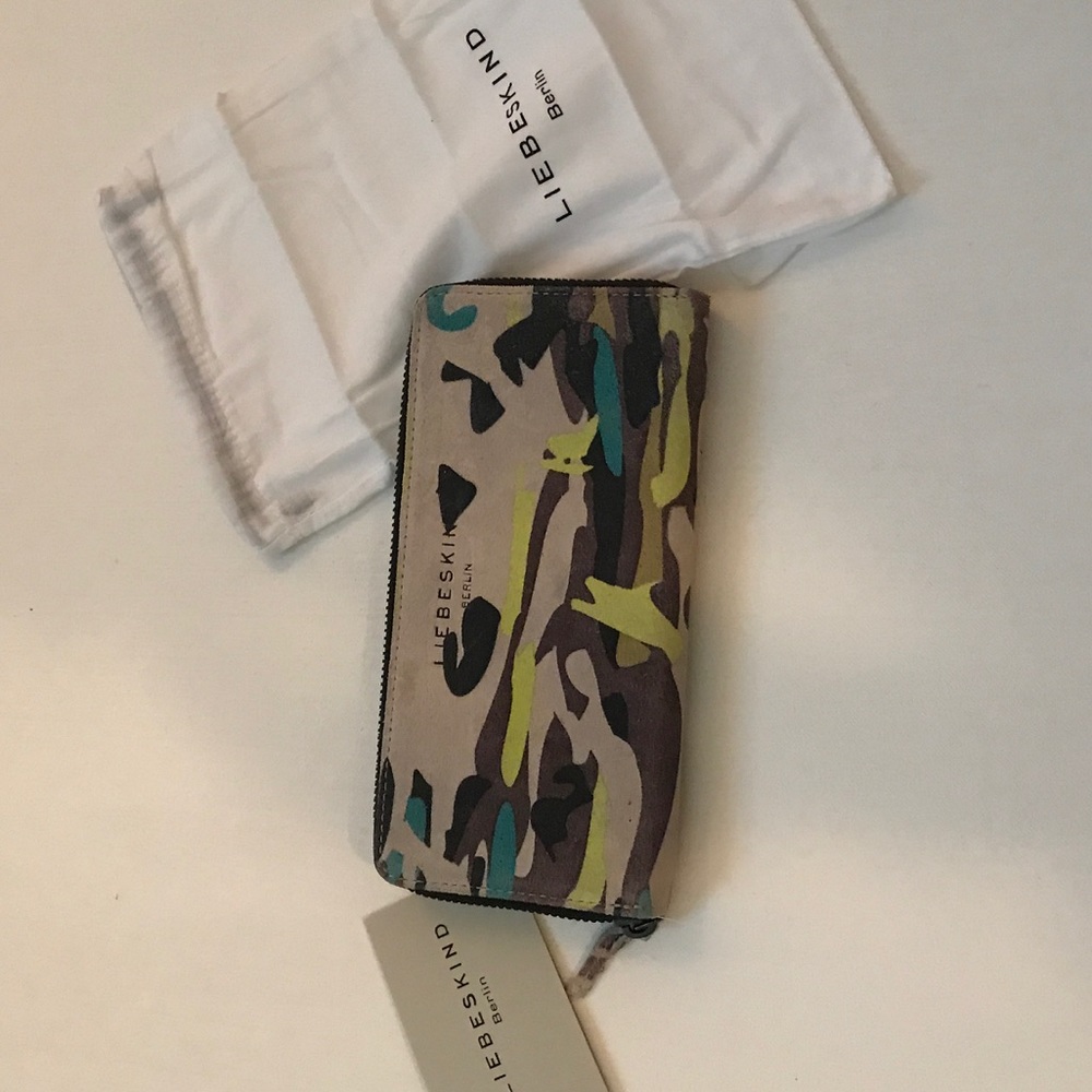 Liebeskind camo wallet! NWT and duster bag :)