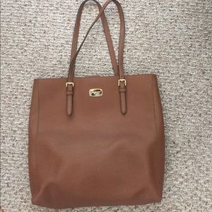 Michael Kors saffiano leather tote bag