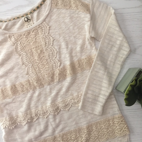 Anthropologie Sweaters - Anthropologie One September Crochet Top
