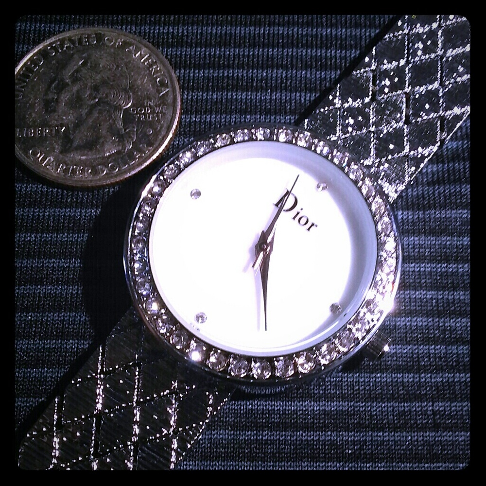 Lady's Silver Dior Watch!
