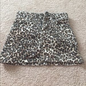 Children's Place leopard skirt