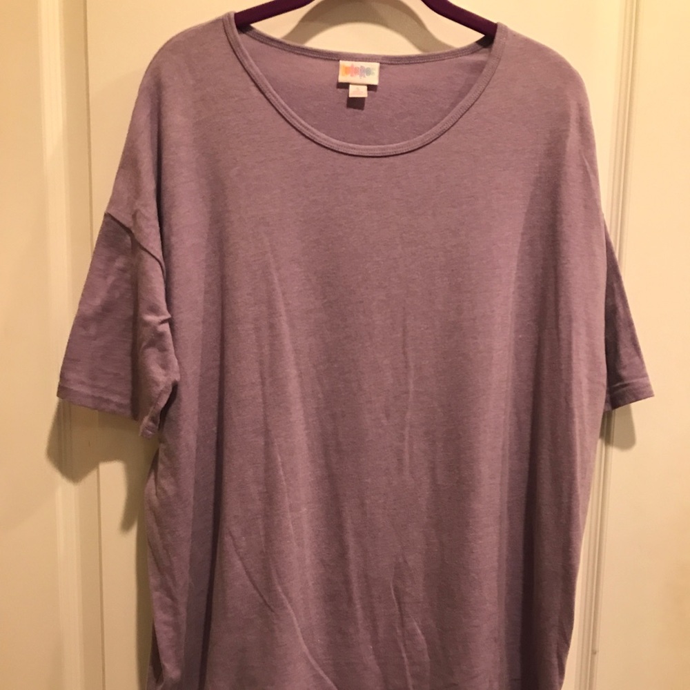 Lularoe BNWT solid purple Irma
