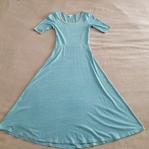 LuLaRoe Sky Blue Heather Ana Dress