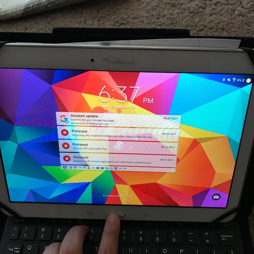 Galaxy tab 10.1 White