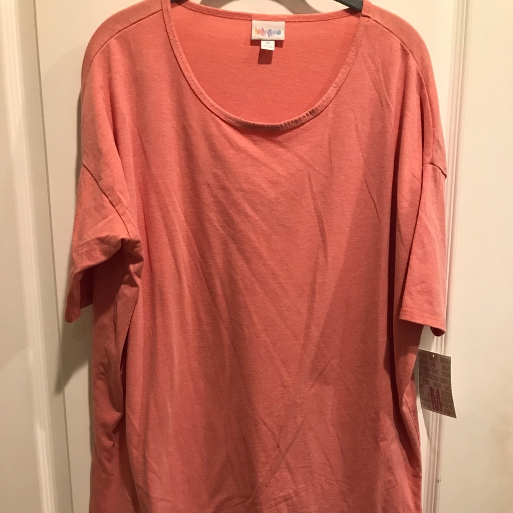 Lularoe BNWT solid pink Irma