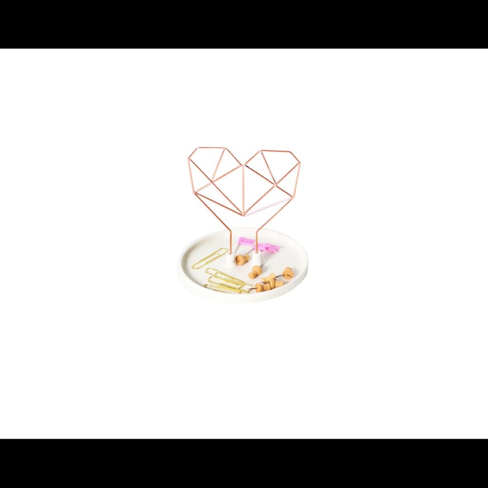 Gold Wire Ceramic Jewelry Holder💍💅🏼