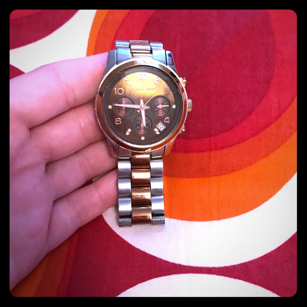 Michael Kors Two Toned Watch