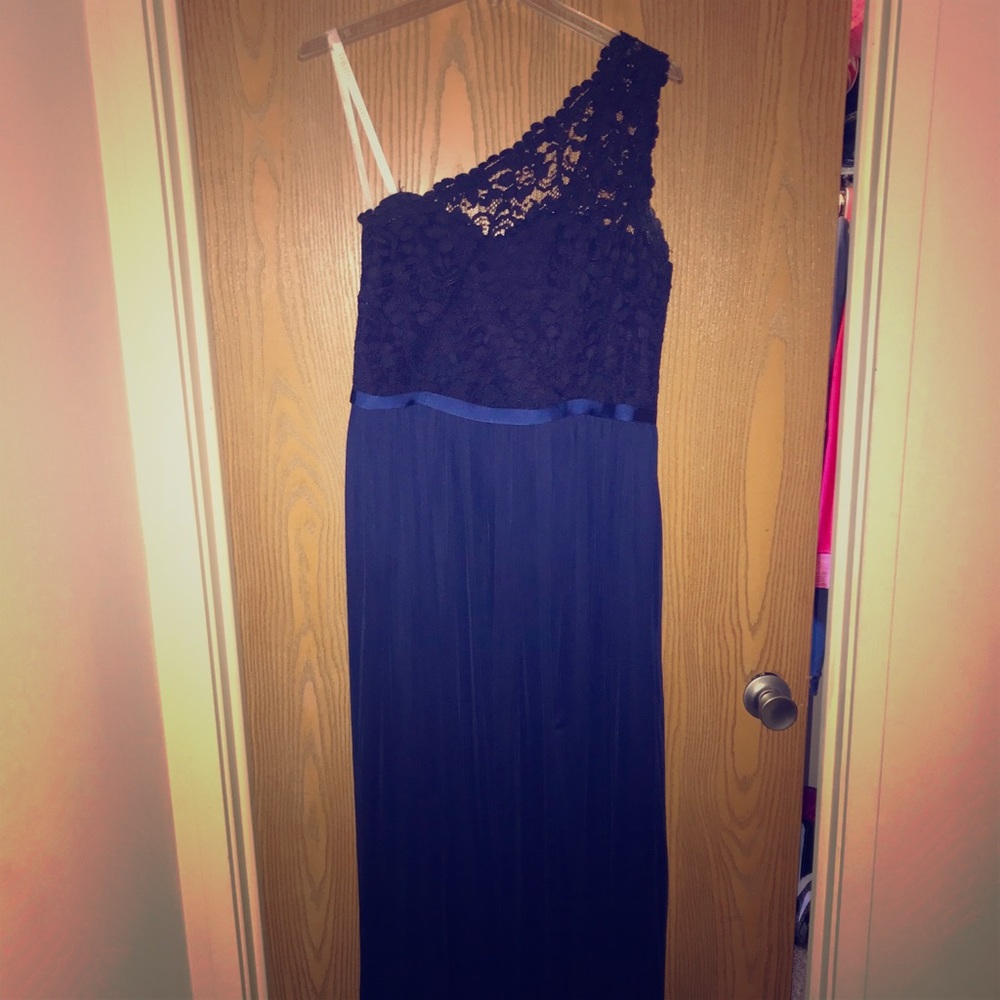 Beautiful David’s Bridal bridesmaid dress