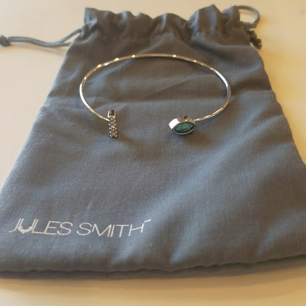 Jules Smith Silver And Turquoise Bracelet 20$
