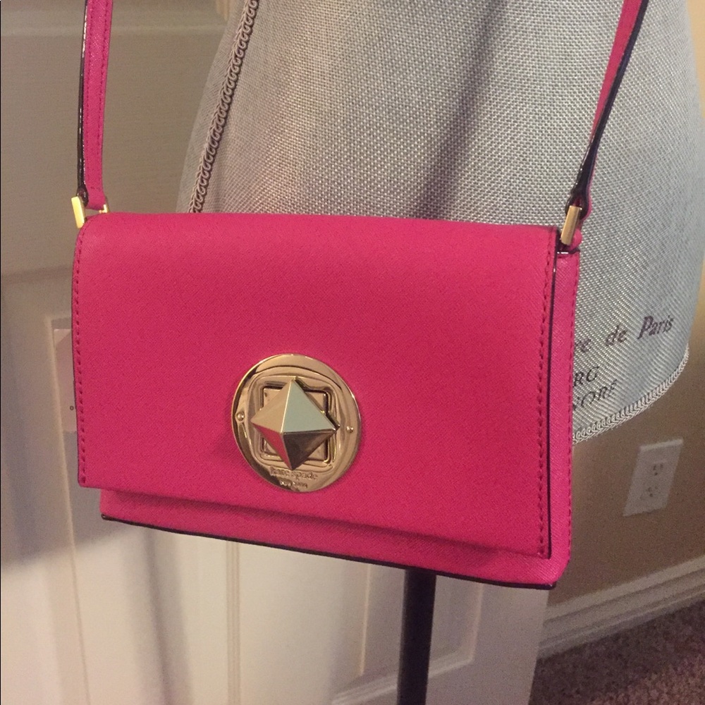 Kate Spade pink Sally cross body bag