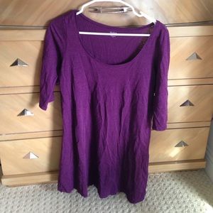 Eileen Fisher - tunic dress (small, purple)